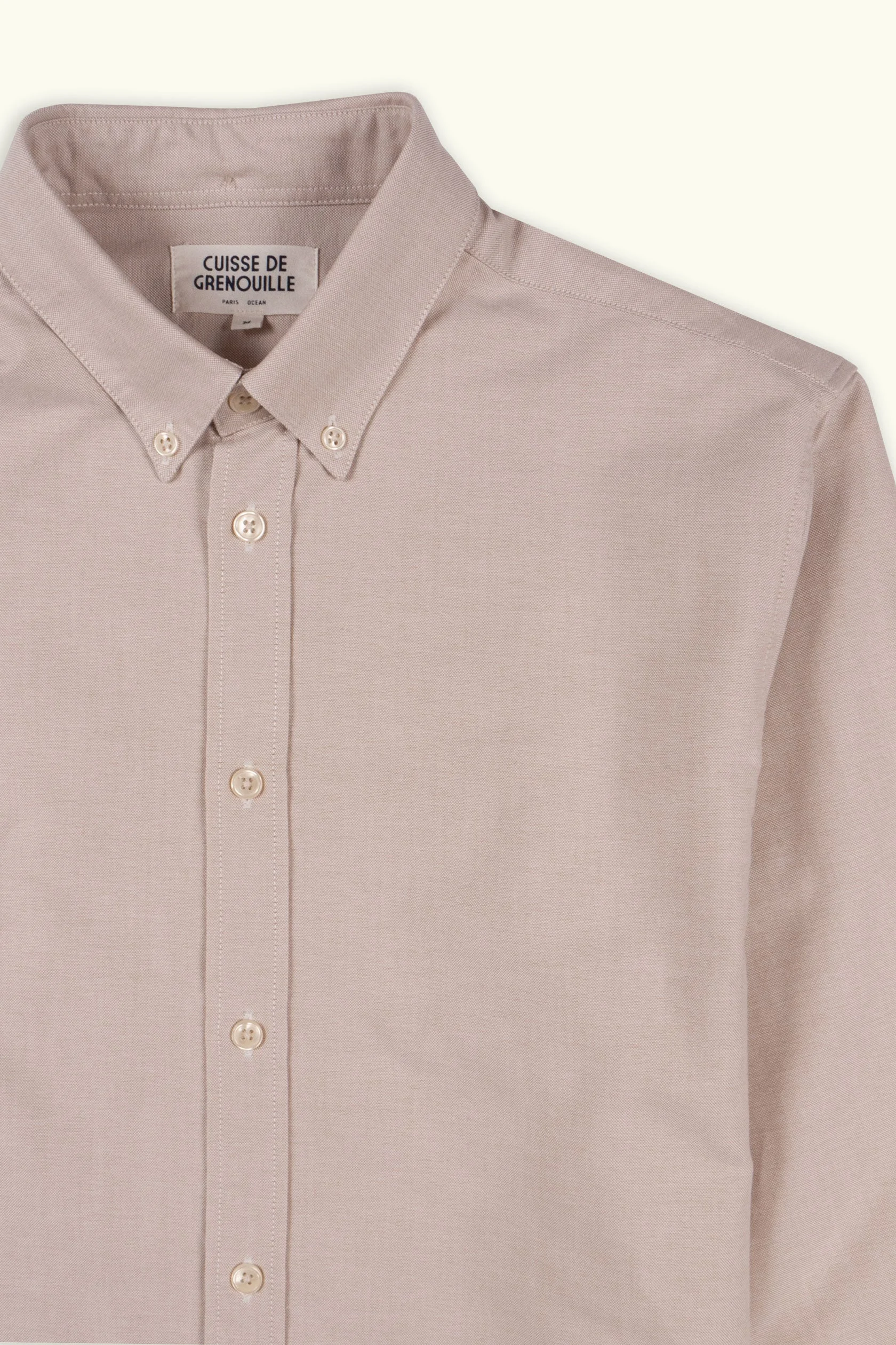 Chemise oxford | Beige
