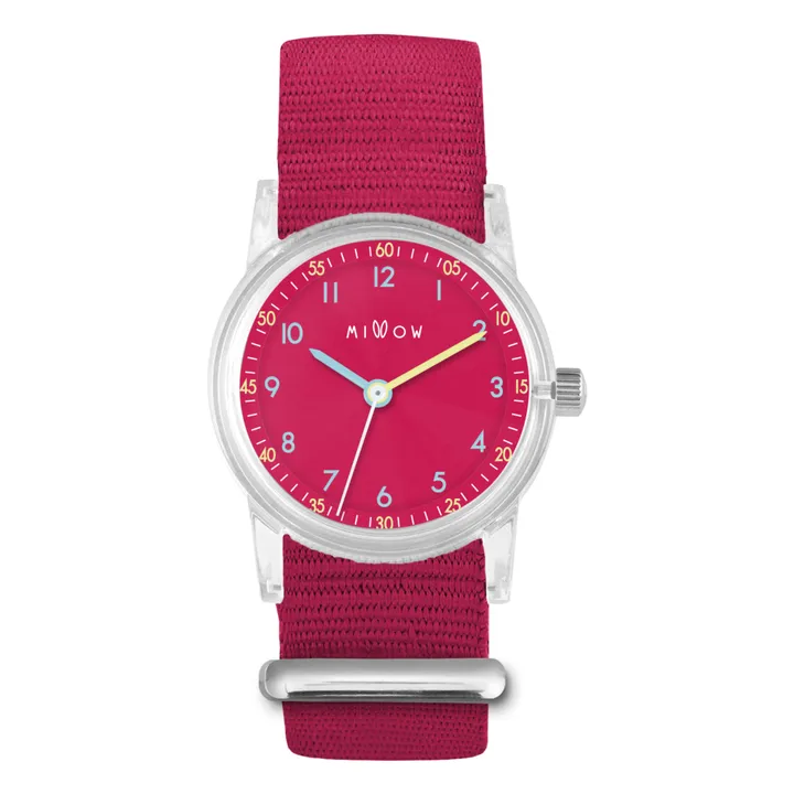 Millow Montre Et'Tic | Rouge framboise