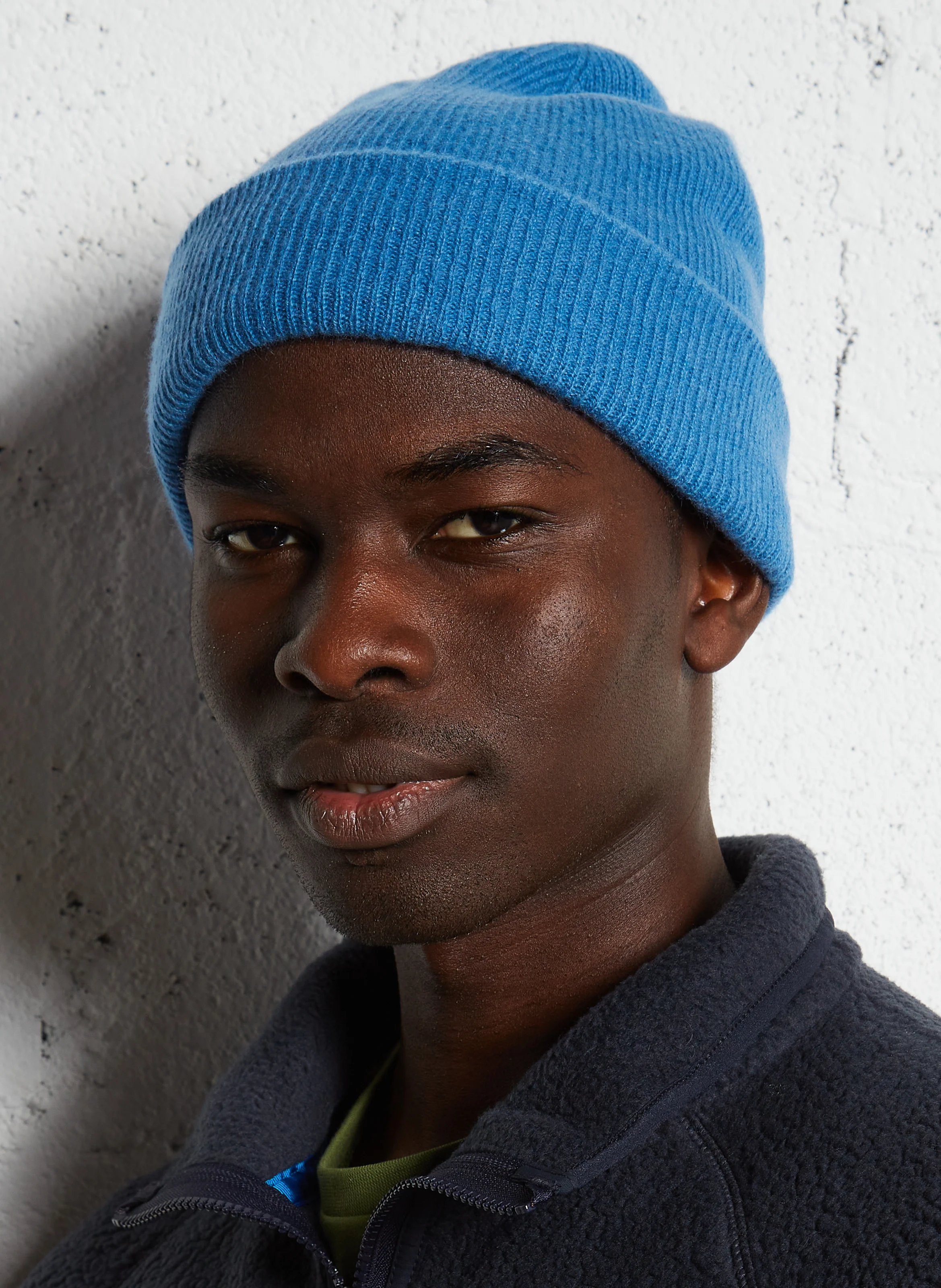 Bonnet en cachemire | Bleu