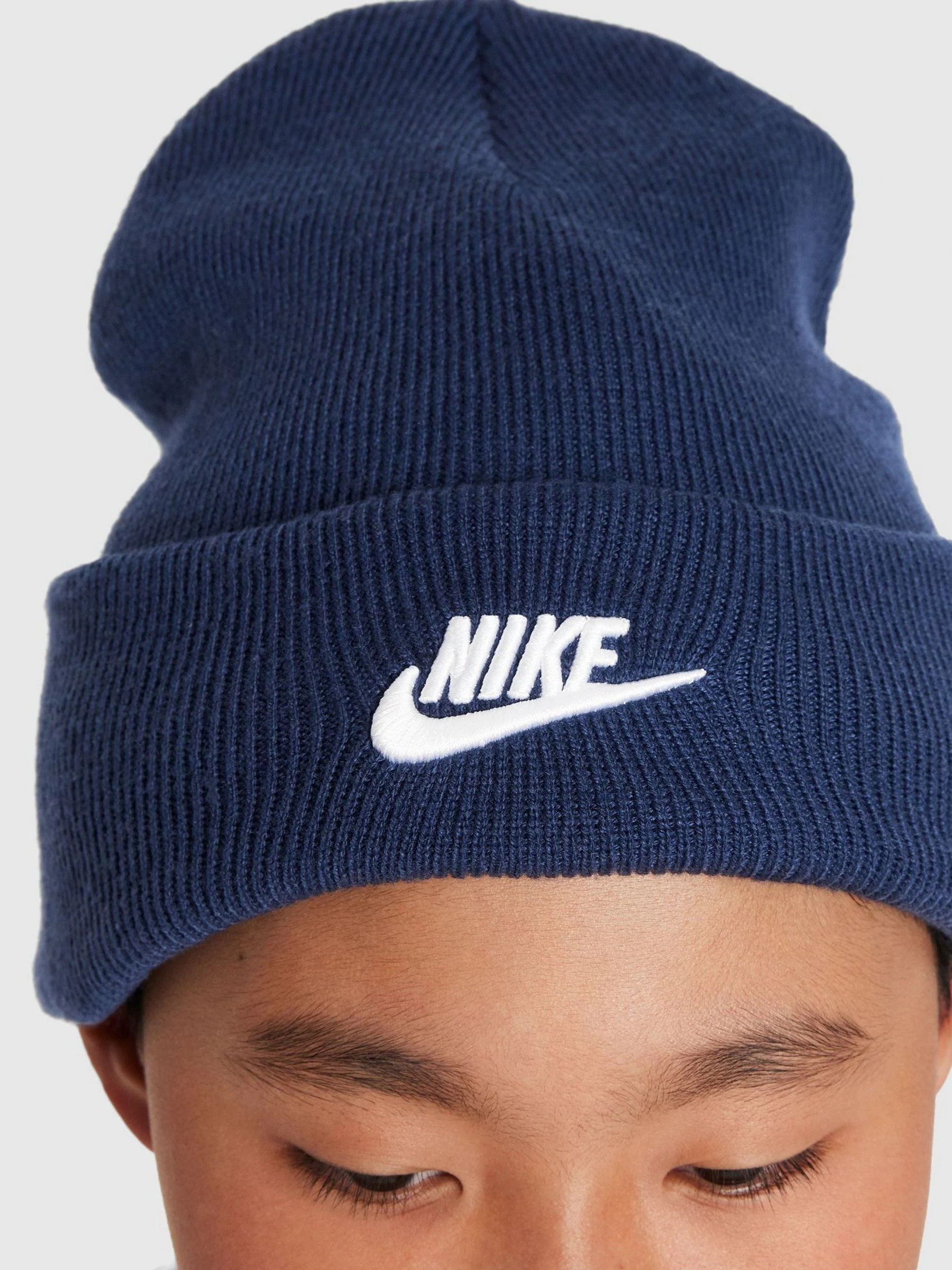 Marineblauw - Nike Kids Peak Winter Beanie