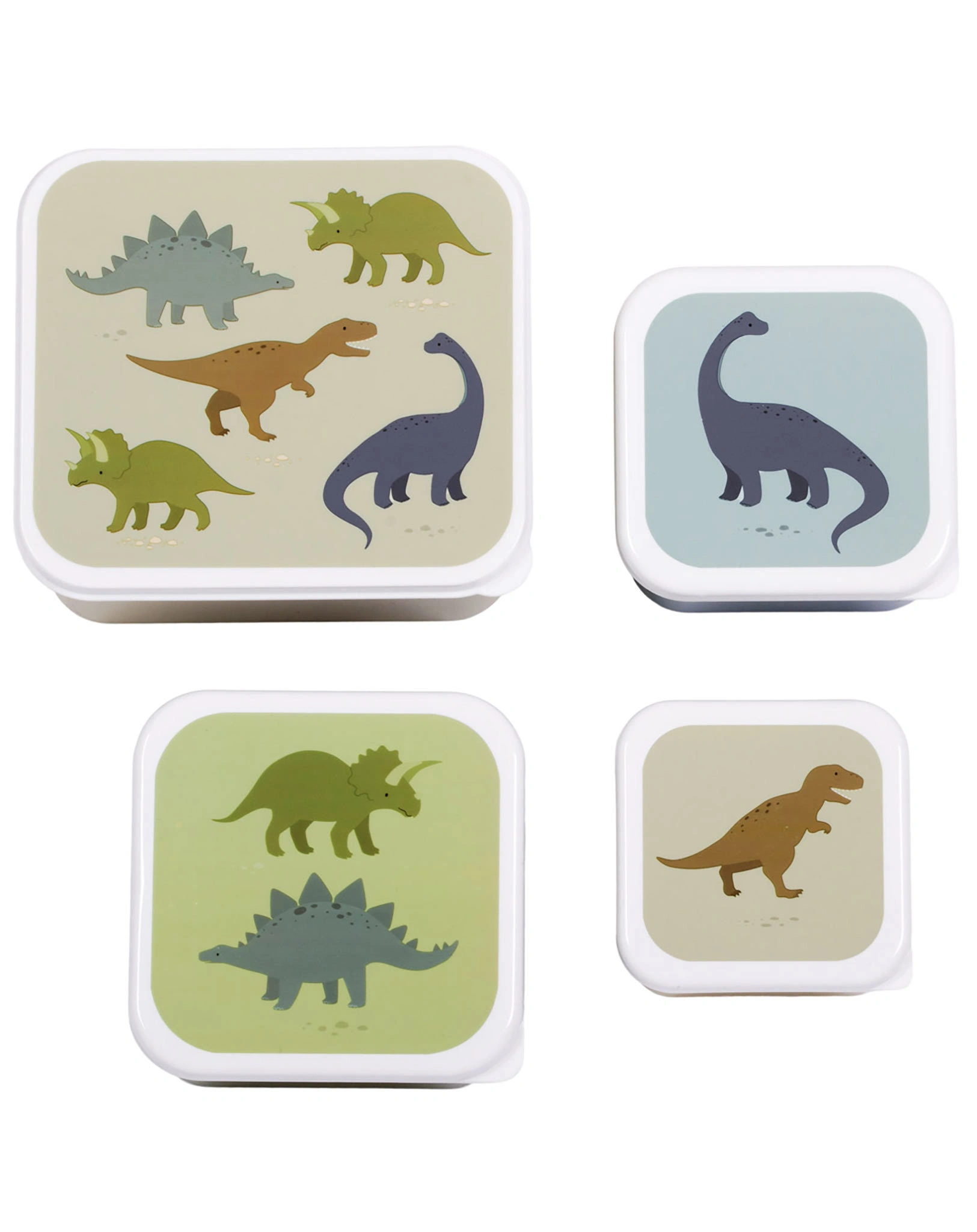 Snackdosen-Set DINOSAURS 4-teilig in grün