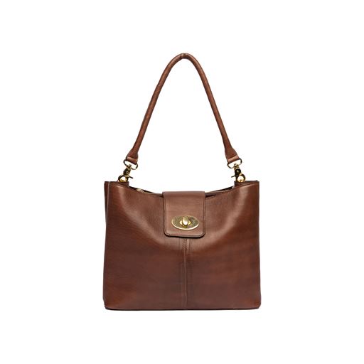 Re:Designed Carola Big Skuldertaske, Cappuccino