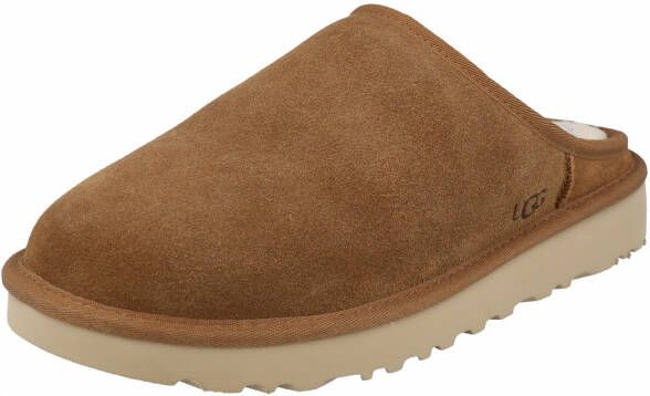 UGG Pantoffels Heren M Classic Slip-on Maat: 45 Materiaal: Suède Kleur: Cognac