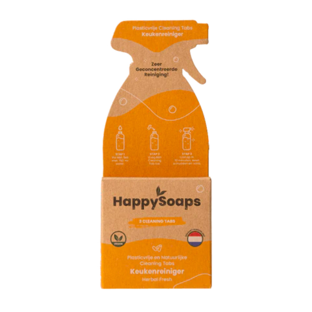 HappySoaps Cleaning Tabs Keukenreiniger Herba Fresh24 gr