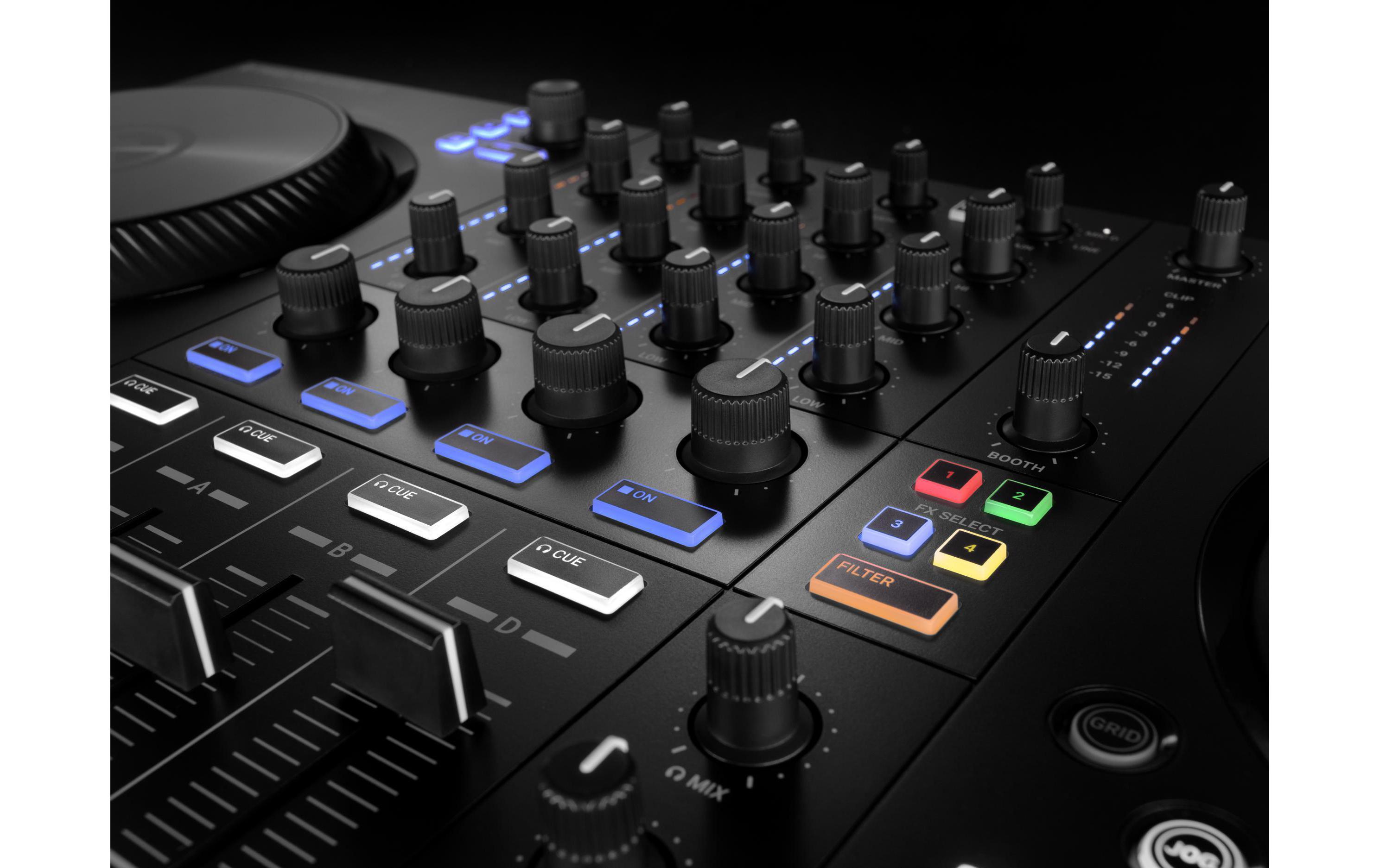 DJ-Controller Traktor Kontrol S3<br>4-Kanal DJ Controller mit Jog-Wheels