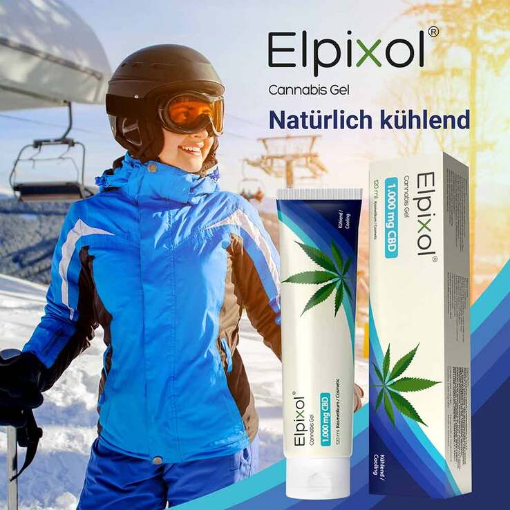 Cannabis Gel 1000 mg Cbd Kühl Gel Elpixol, 120 ml