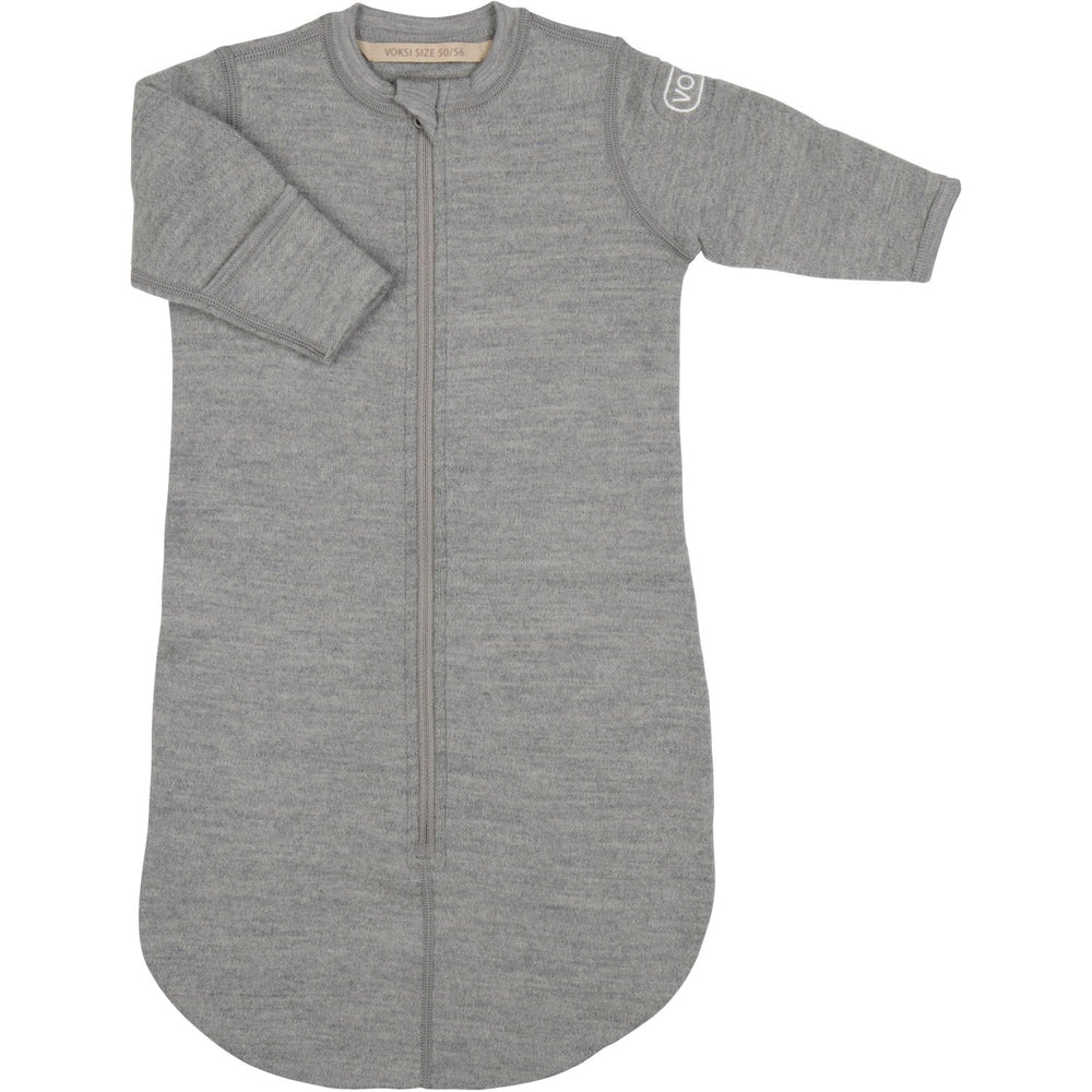 Køb Voksi® Melan Grey Wool Baby Sovepose Fleece