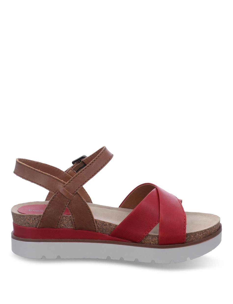 Sandale Clea 10, rot-kombi