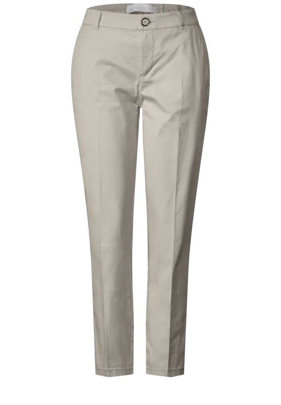 Casual Fit Chinohose - dolomite stone