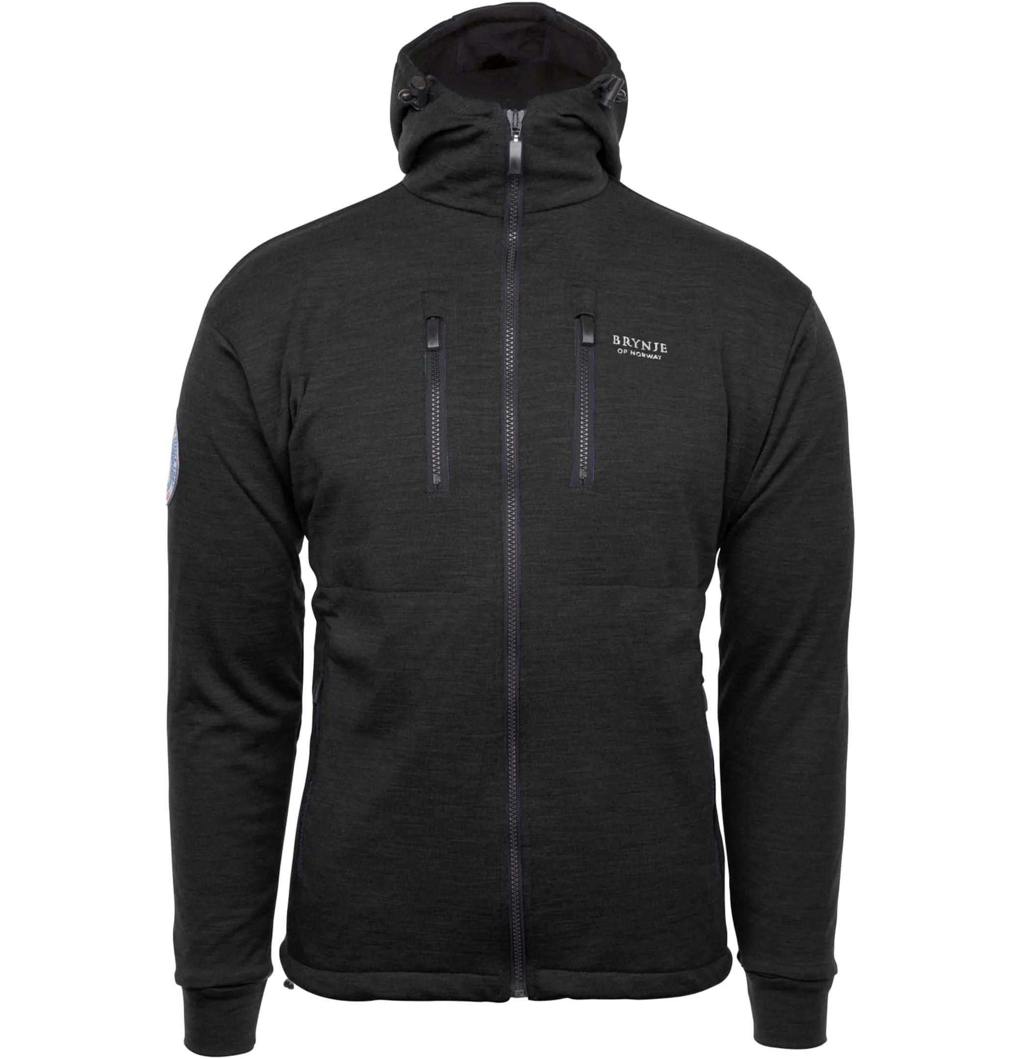 Brynje Antarctic Jacket w/ hood and protection Black
