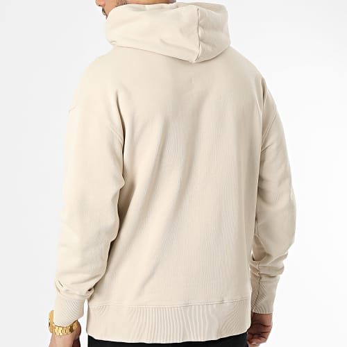 Sweat Capuche Relaxed XS Badge Beige