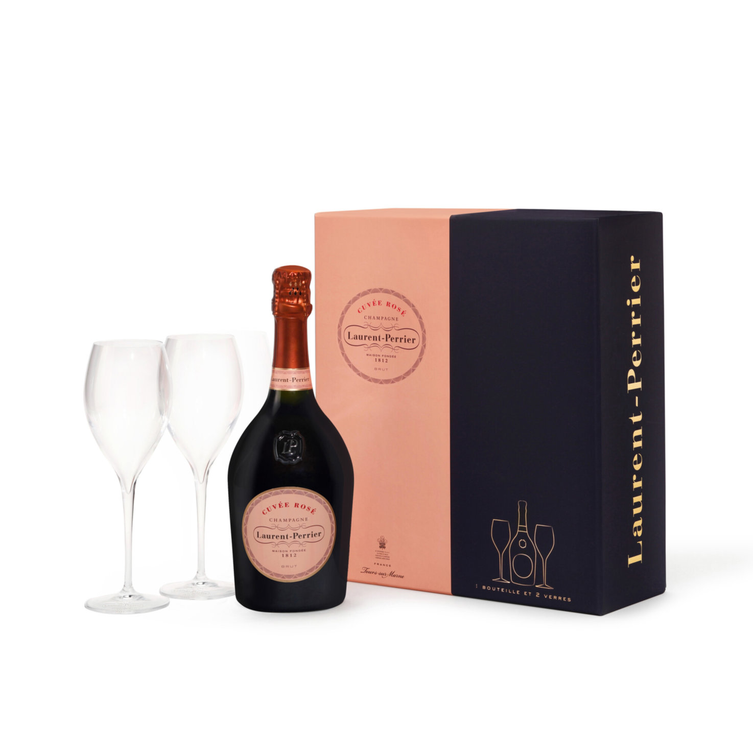 Champagne AOC Laurent-Perrier Rosé brut Geschenkbox -75cl