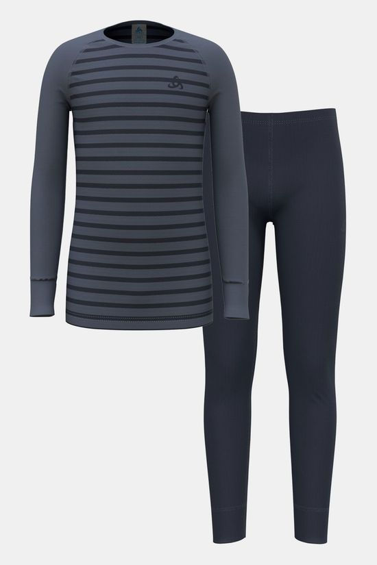 Odlo Odlo Active Warm Eco Stripes Baselayer Set Junior