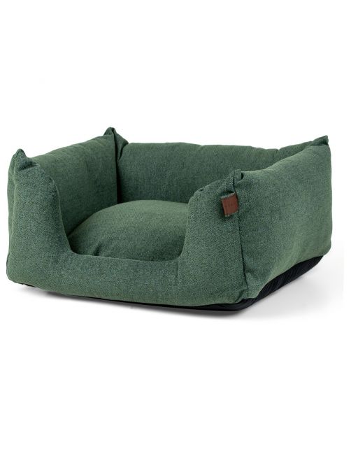 Fantail Mand Snooze Botanical Green - Groen - Hondenmand