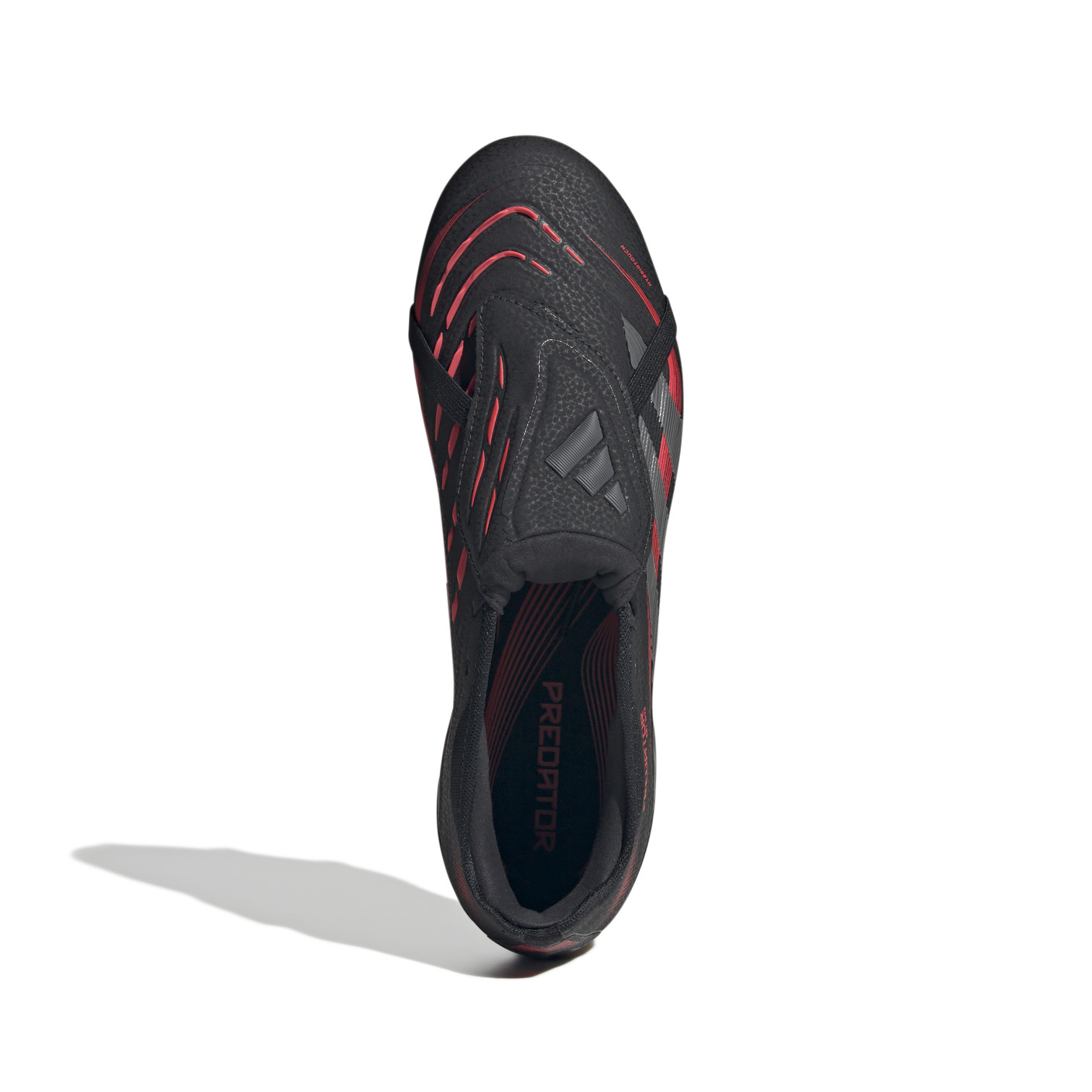 Adidas Predator Pro FT Gras Voetbalschoenen (FG) Zwart Grijs Rood