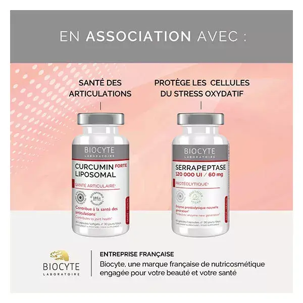 Biocyte Collagen Flex com Extrato de Harpagophytum para Mobilidade e Saúde Articular 240g