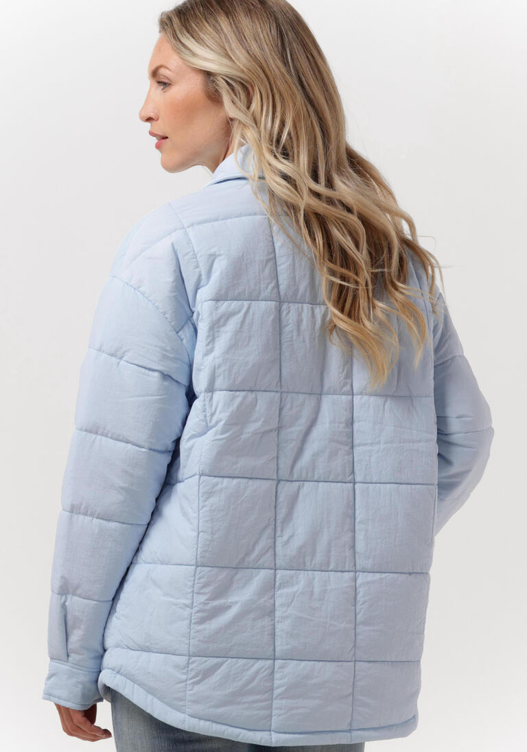 TOMMY JEANS blauwe tommy jeans jack tjw lightweight padded shacket