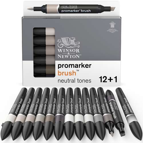 WINSOR & NEWTON™ promarker brush™ 12er Sets