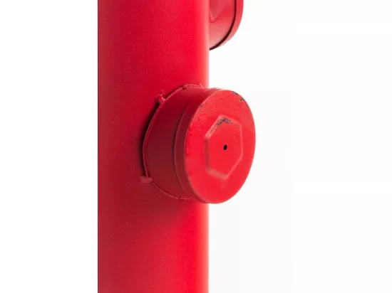 Table haute de bar - rond Ø 54 cm - Métal - Rouge - Ruhr