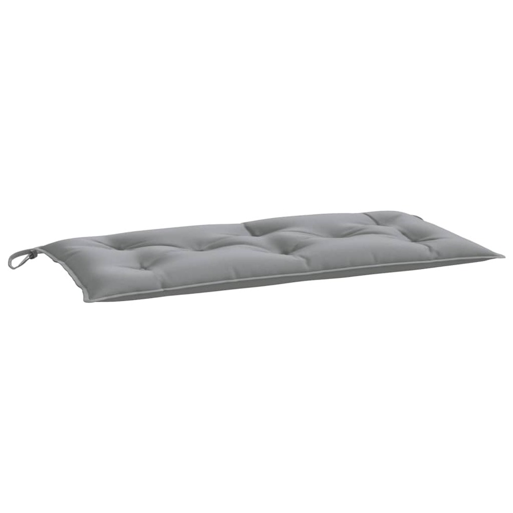 Coussins de banc de jardin 2 pcs gris 100x50x7 cm tissu oxford