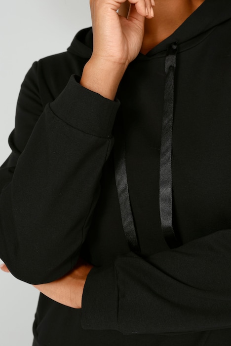Midikleid, Layering-Look, Jersey und Plissee