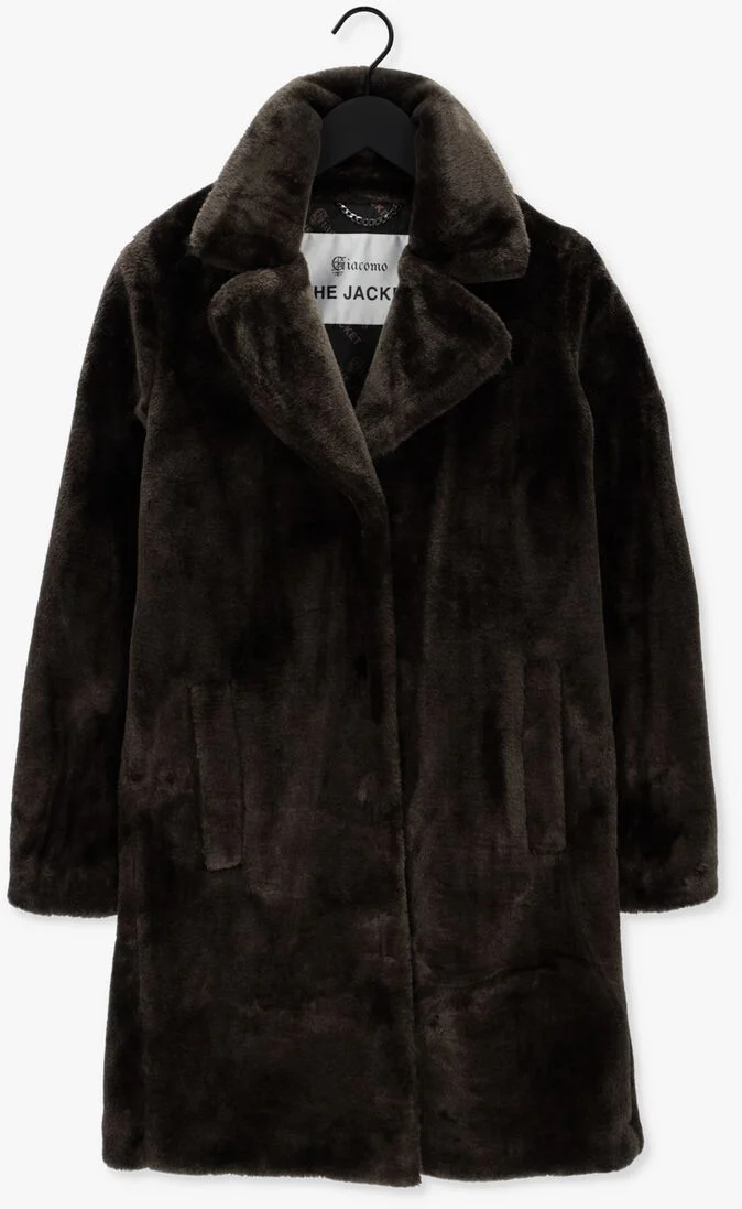 GIACOMO THE JACKET taupe giacomo the jacket faux fur jas 6313582