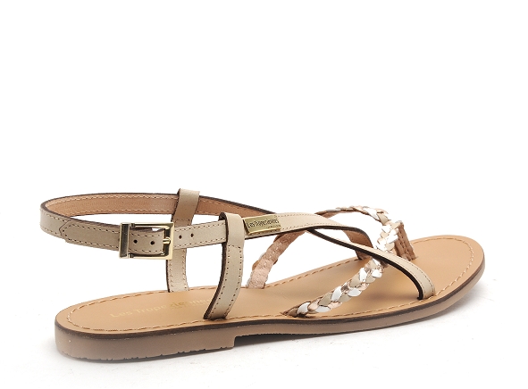 Les tropeziennes nu pieds plats femme chou f beige