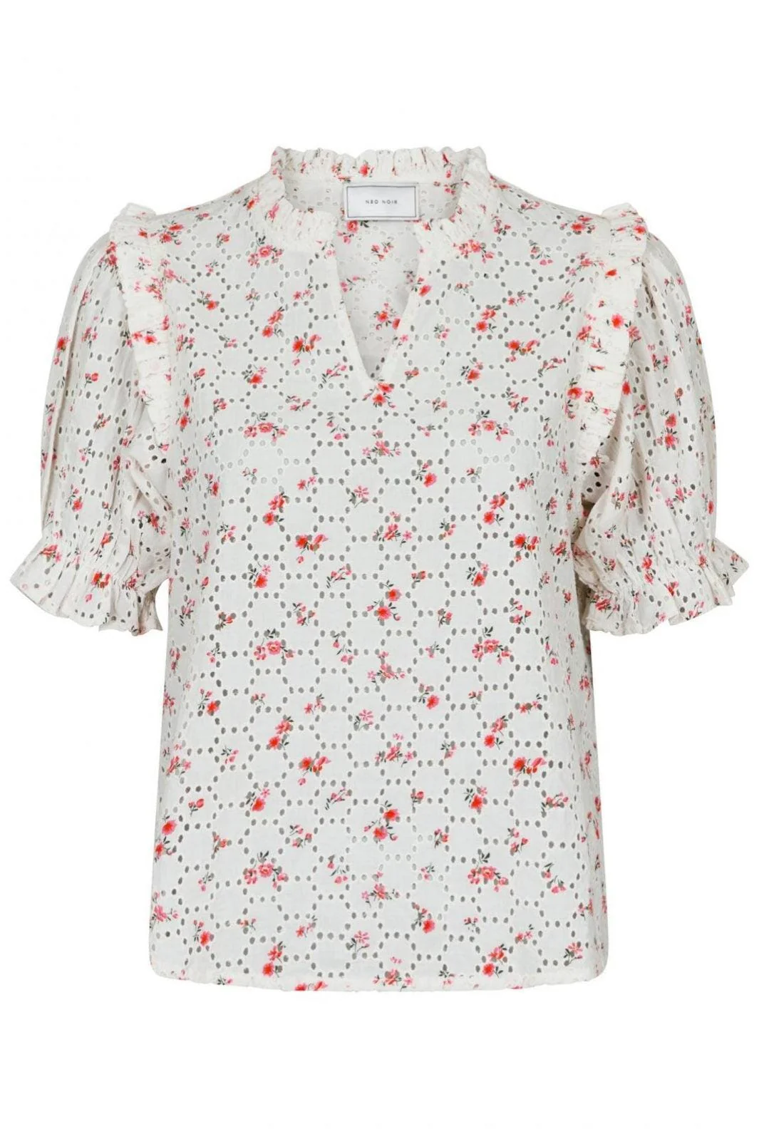 Neo Noir Rosalie Embroidery Rose Blouse