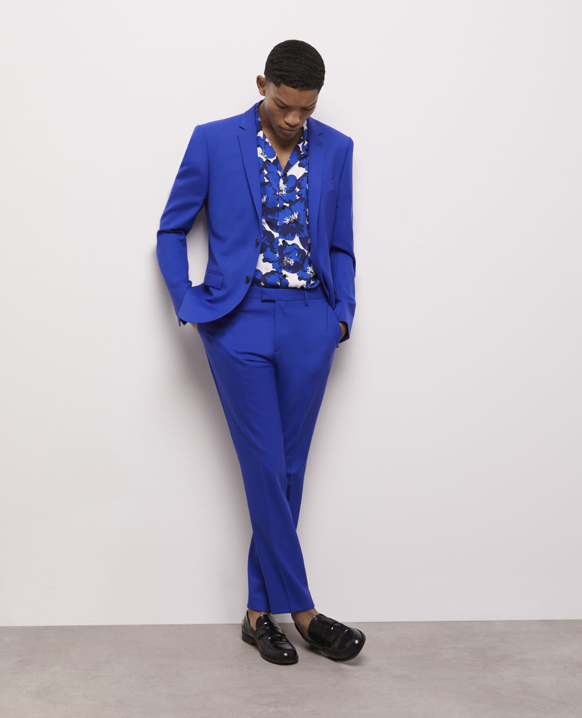 Veste de costume bleue