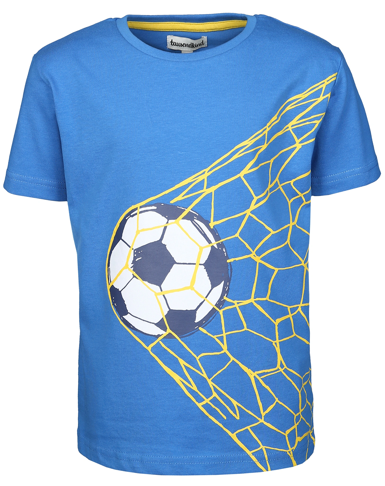 T-Shirt FUßBALL-NETZ in blau