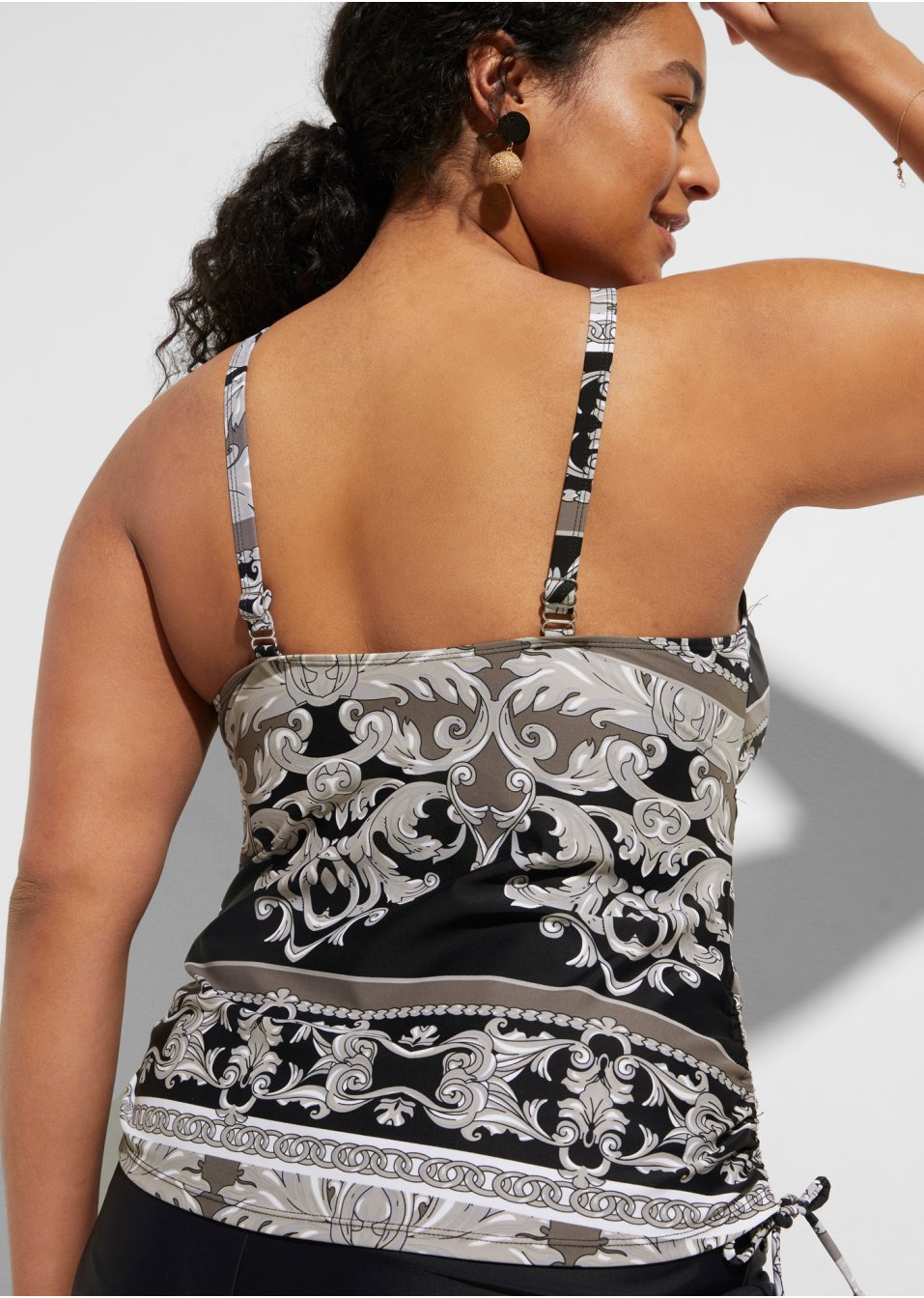 Haut de tankini en polyamide recyclé