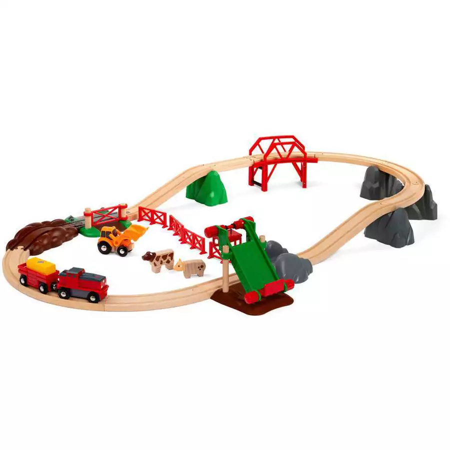 Brio Großes BRIO Bahn Bauernhof-Set bunt