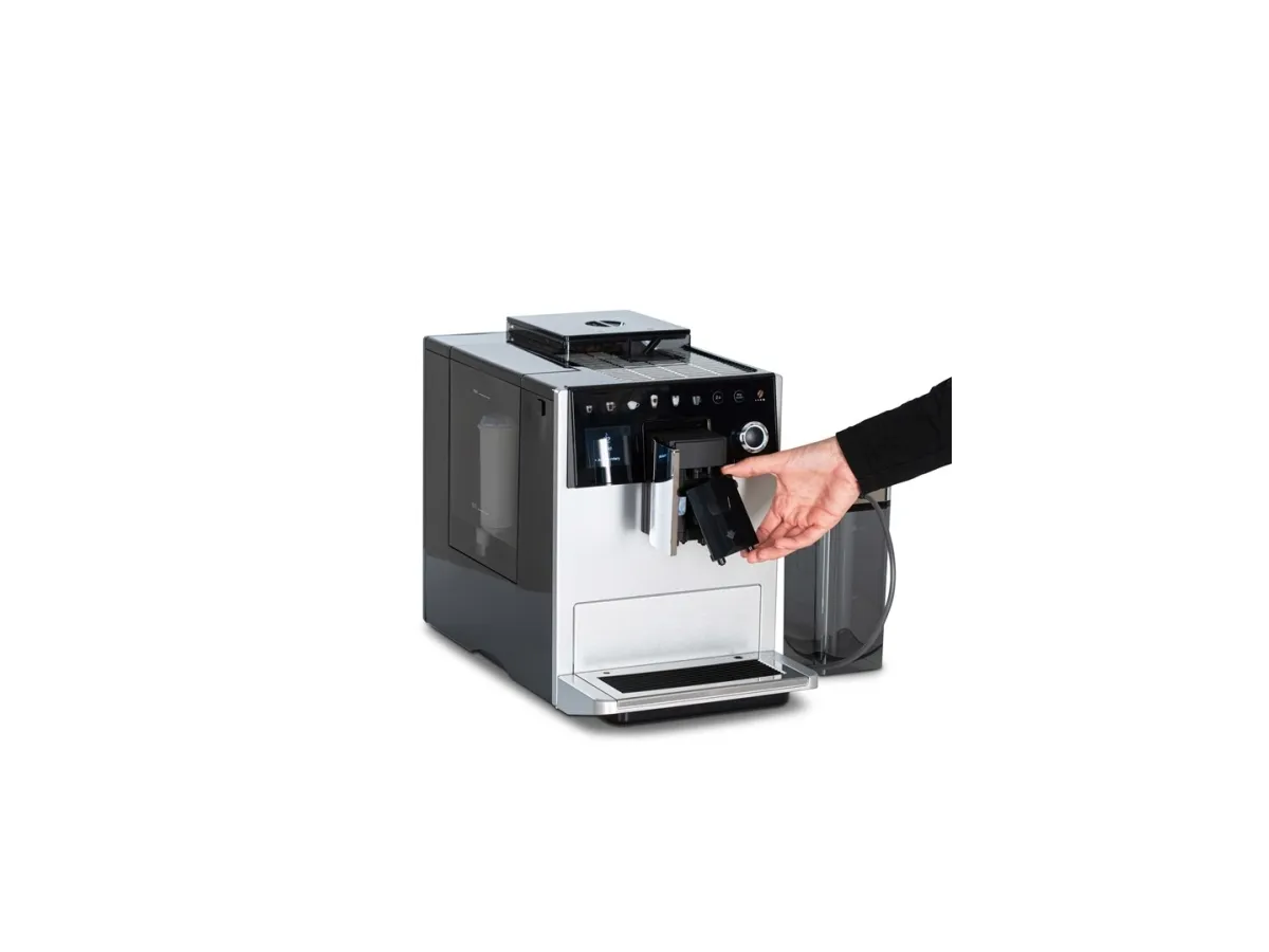 Melitta F63/0-201, Espressomaskine, 1,8 L, Kaffebønner, Indbygget kværn, 1400 W, Sølv