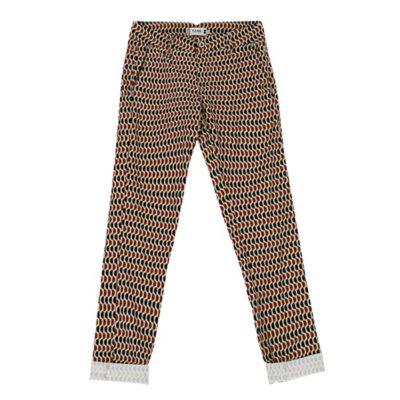 Pantalon femme Chino Imprime Geometrique PLEASE