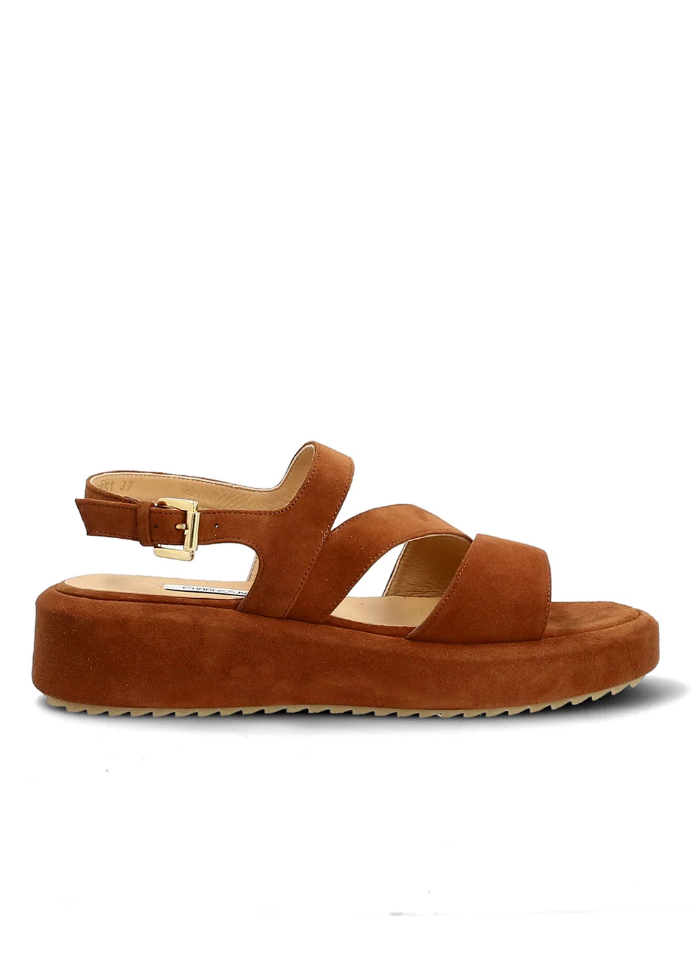 SANDALE TERNAUX VELOURS CAMEL