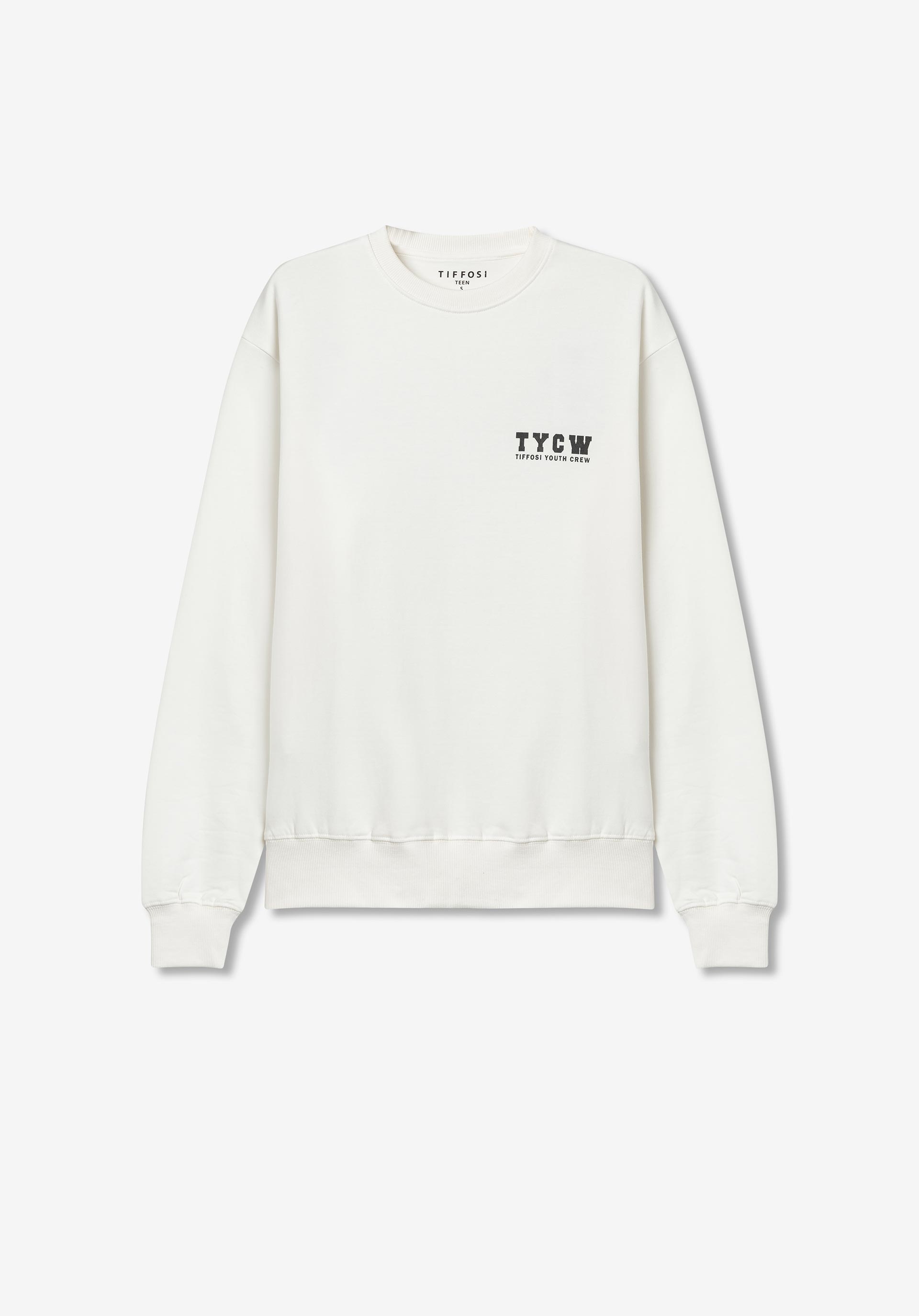 Sweatshirt com Estampado nas Costas