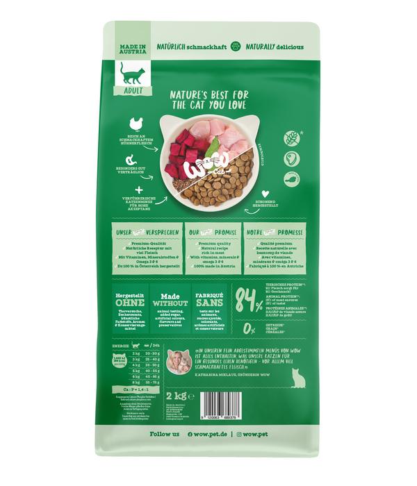 WOW® Cat Trockenfutter für Katzen, Adult