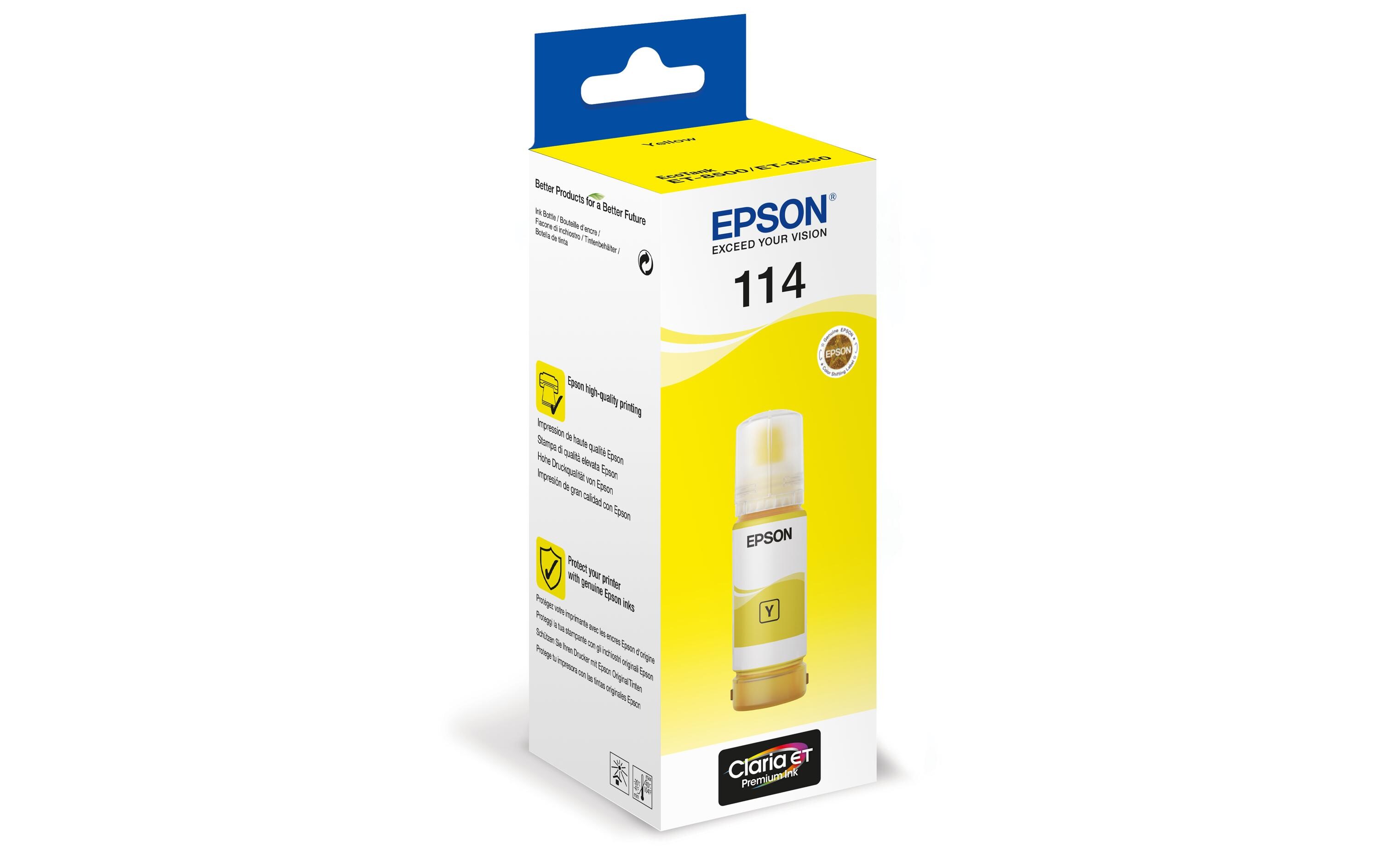 Tinte Nr. 114 / C13T07B440 YellowDruckerpatrone: Gelb