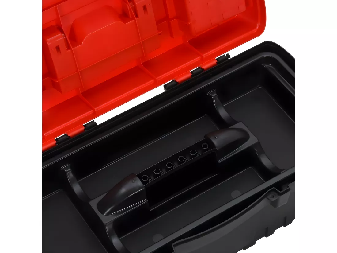 Prolenta Premium - Ensemble de boîte à outils 2 pcs Noir et rouge Polypropylène