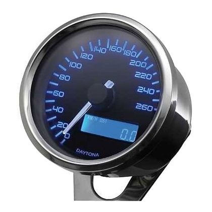 Compteur Digital Daytona velona chrome Universel - Gris