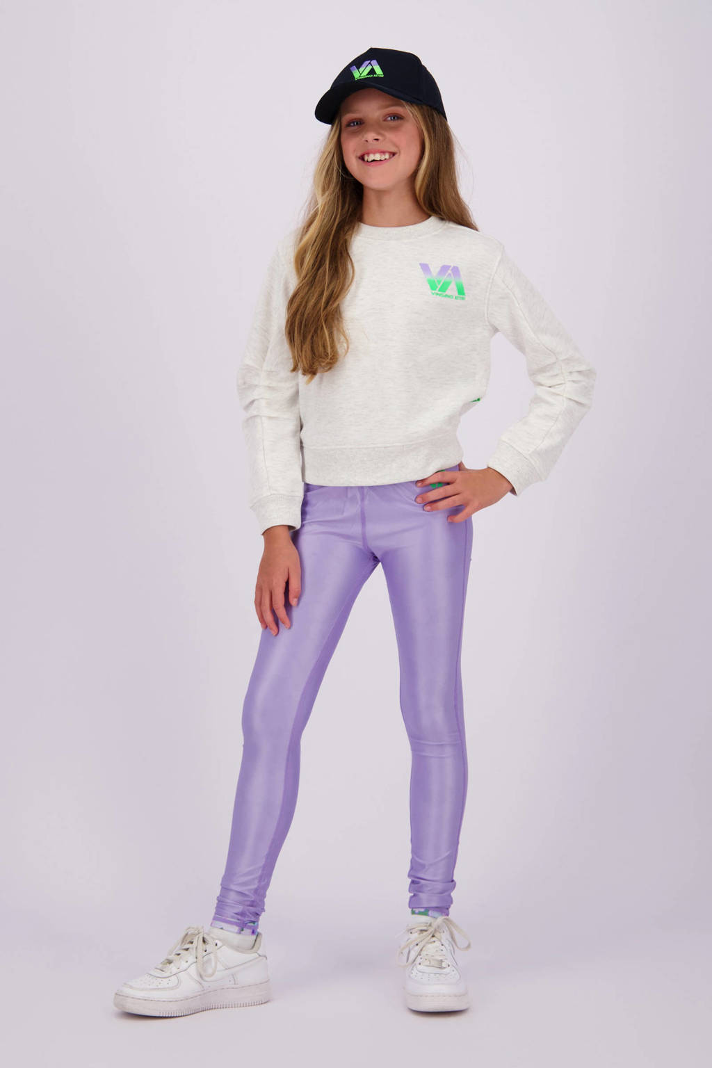 Vingino high waist reversible legging Shanny lila
