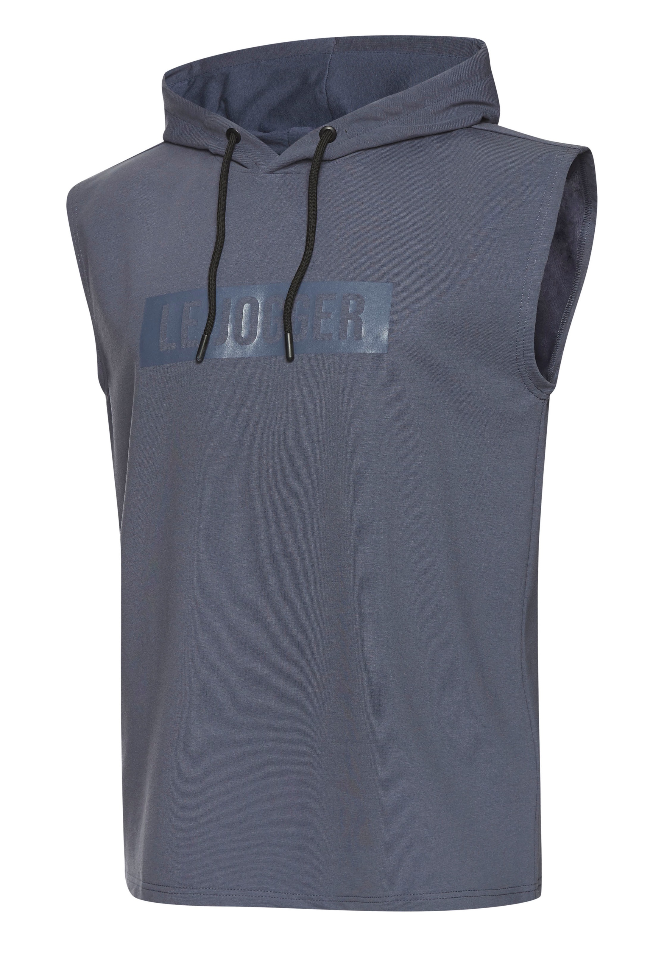 le jogger® Kapuzenpullover mit Druck und Kordelzug