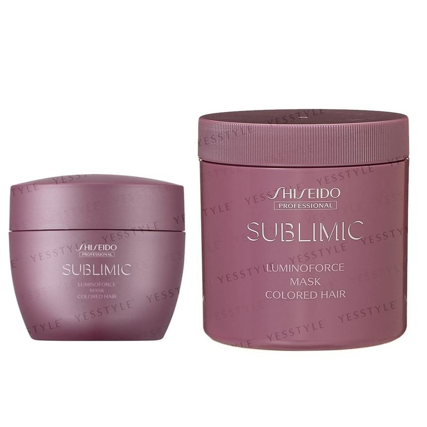 Shiseido - Professioneel Sublimic Luminoforce Masker Gekleurd Haar