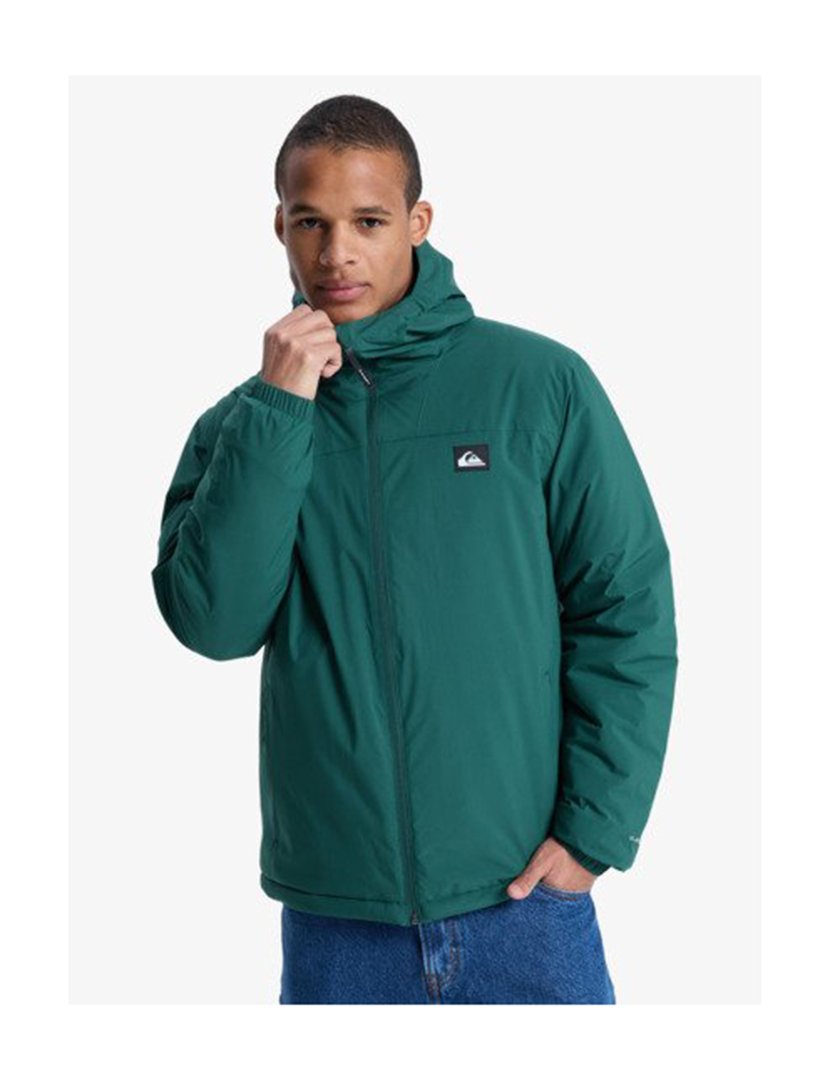Waterproof Hooded Jacket for Men Green