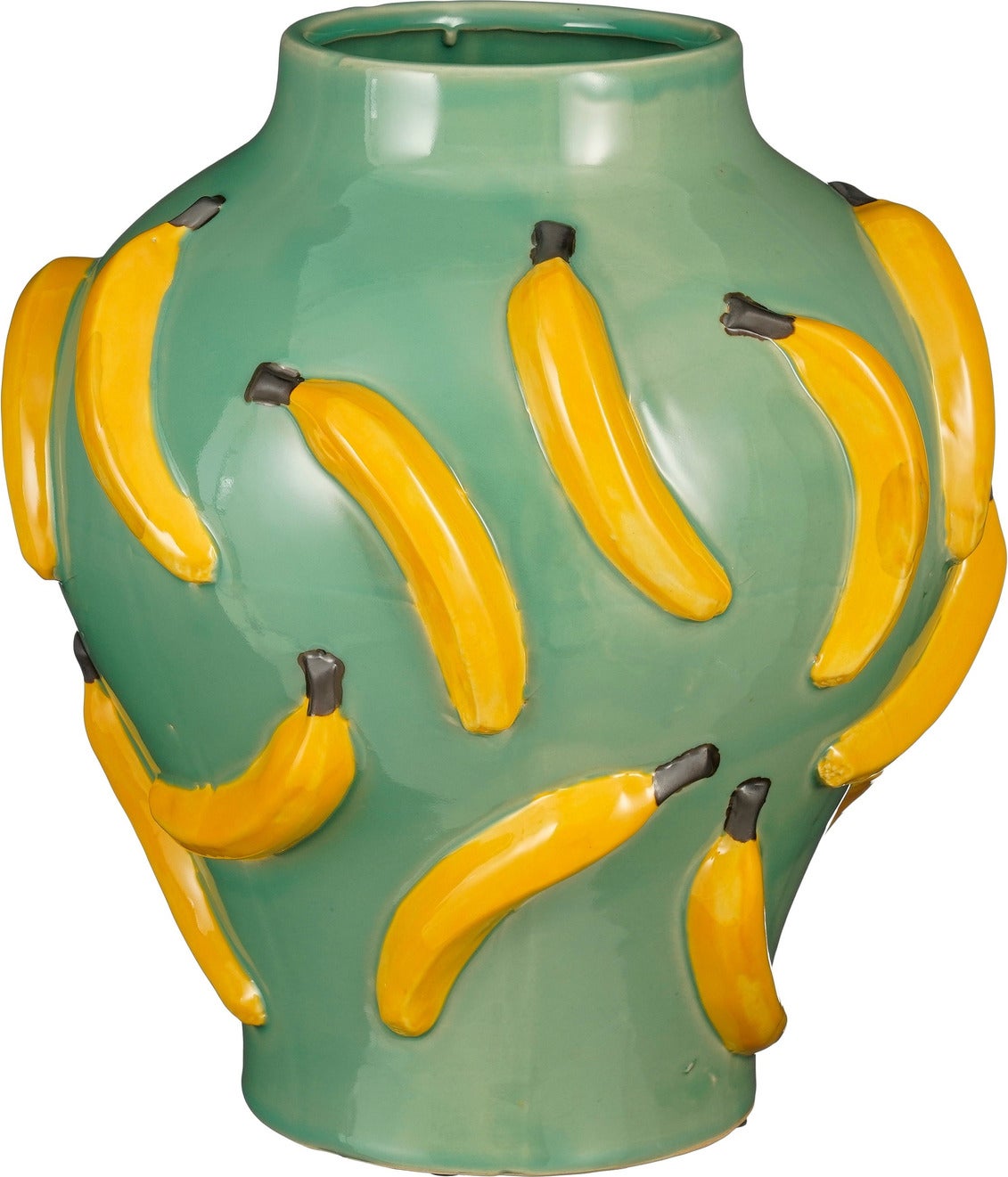 Mica Decorations vaas Moza groen D 34 H 37,5 cm