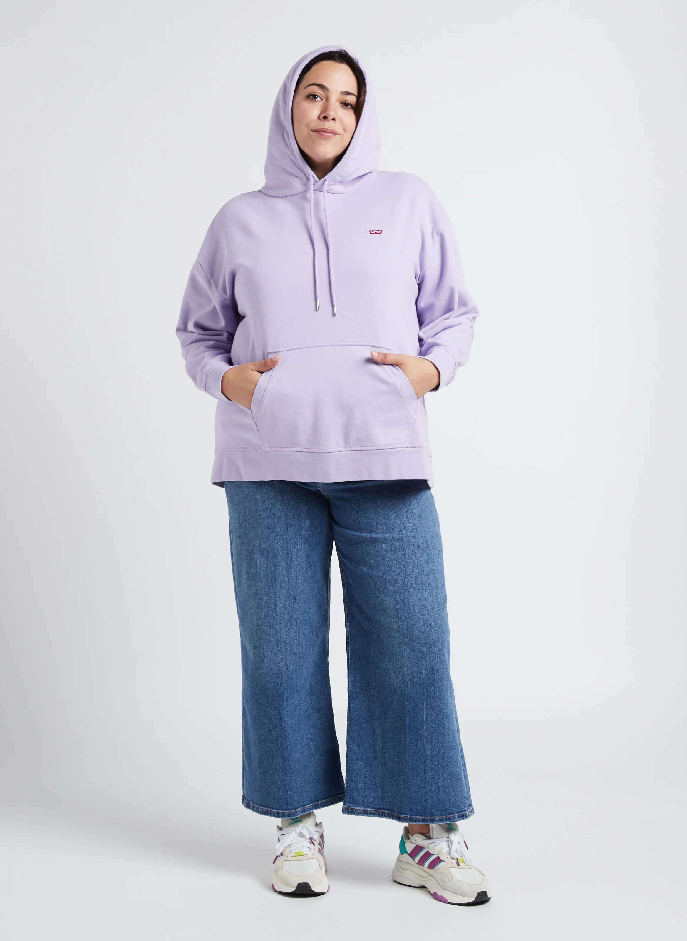 PL NON GRPHC STRD HOODIE - Sweat à capuche en coton | Violet