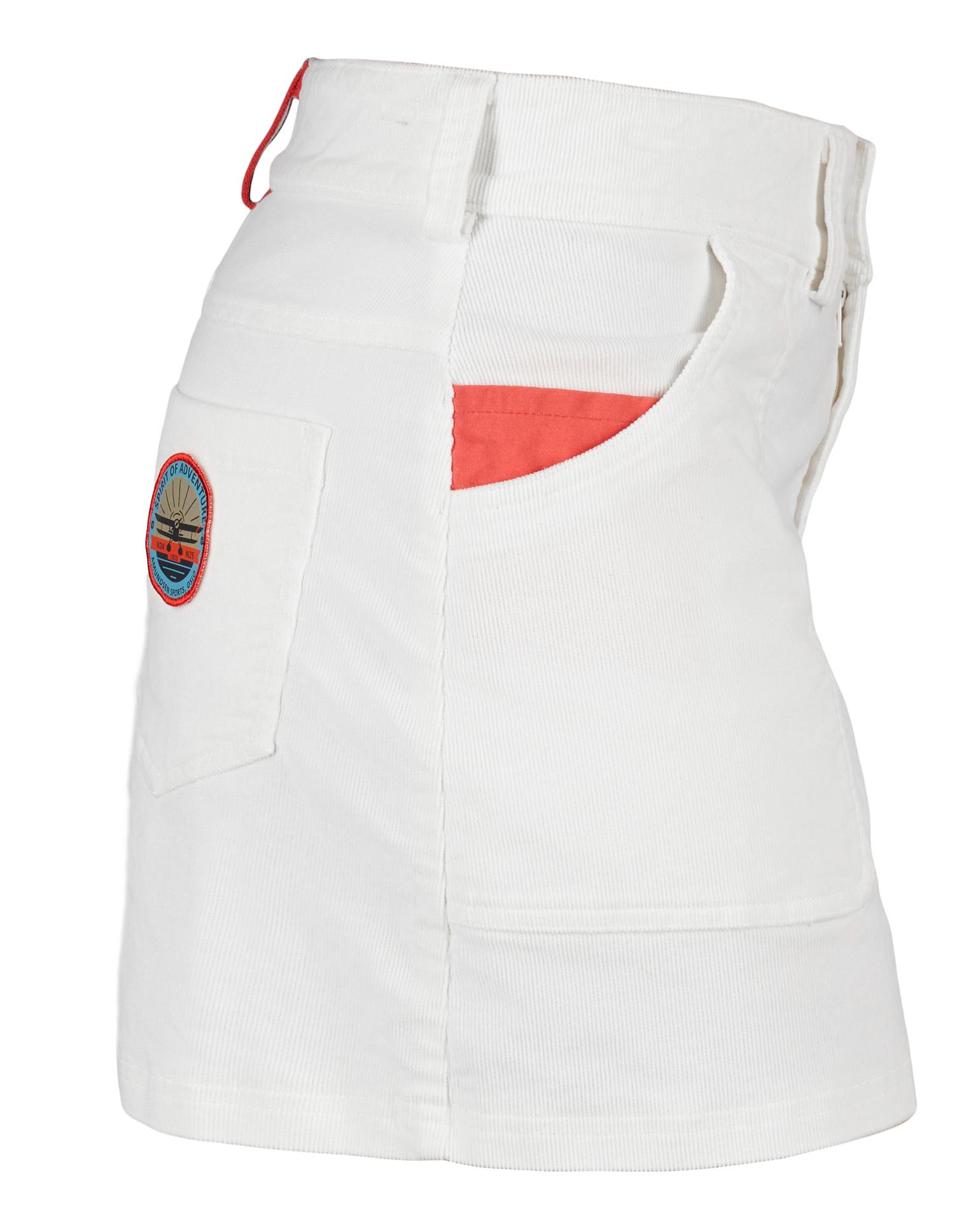 Amundsen Cord G.Dyed Skirt Womens White