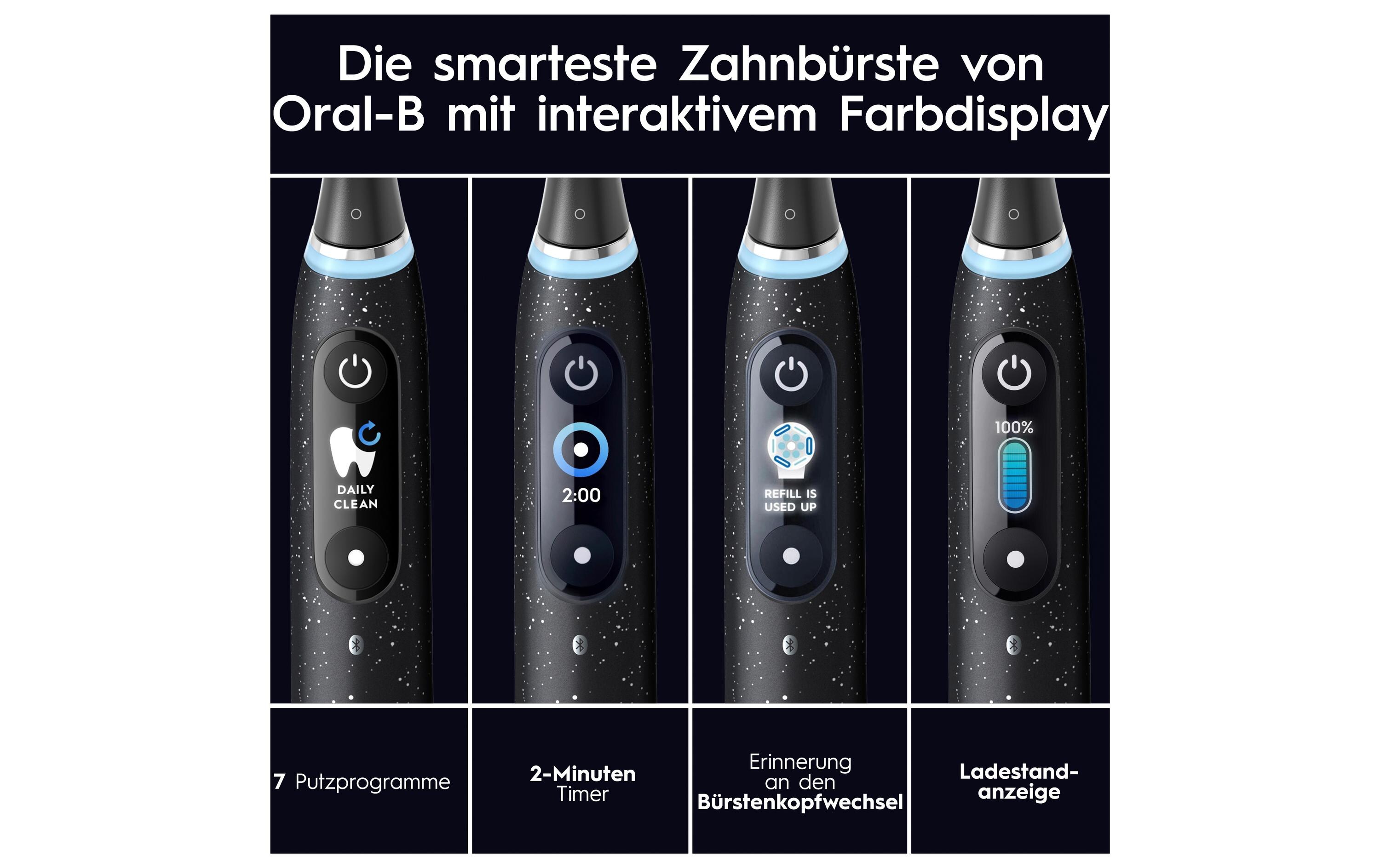 Mikrovibrationszahnbürste iO Series 10 Schwarz<br>Elektrische Zahnbürste