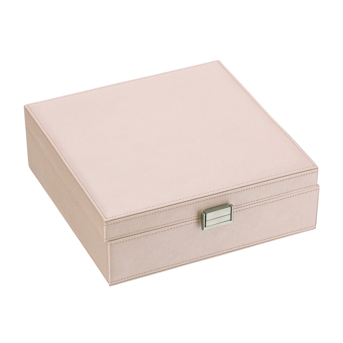 Coffret bijoux matière synthétique rose pâle