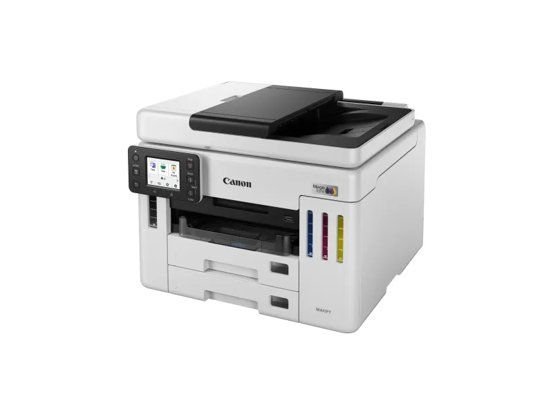 Canon MAXIFY GX7150 MegaTank - Multifunktionsprinter - farve - blækprinter - CISS - Legal (216 x 356 mm), A4 (210 x 297 mm) (original) - A4/Legal (medie) - op til 24 ipm (udskriver) - 600 ark - 33.6 Kbps - USB 2.0, Wi-Fi(n), LAN